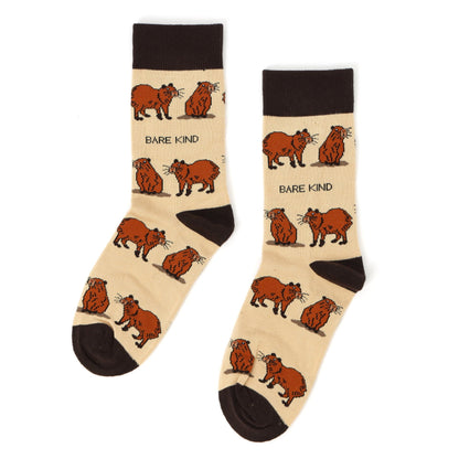 Save the Capybara Bamboo Socks Socks Bare Kind