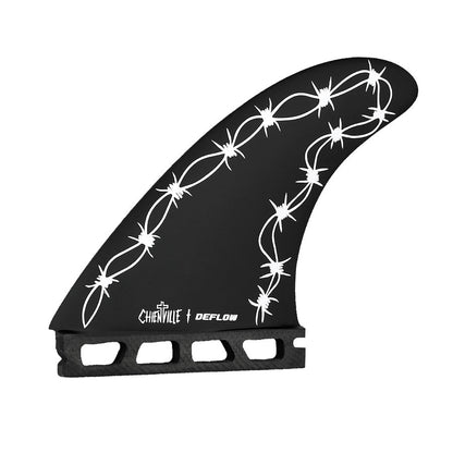 Deflow Chienville Thrsuter Fins shortboard fins Range