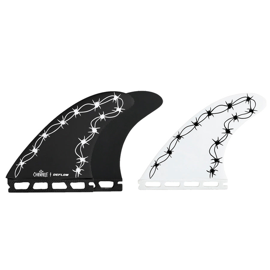 Deflow Chienville Thrsuter Fins shortboard fins Range