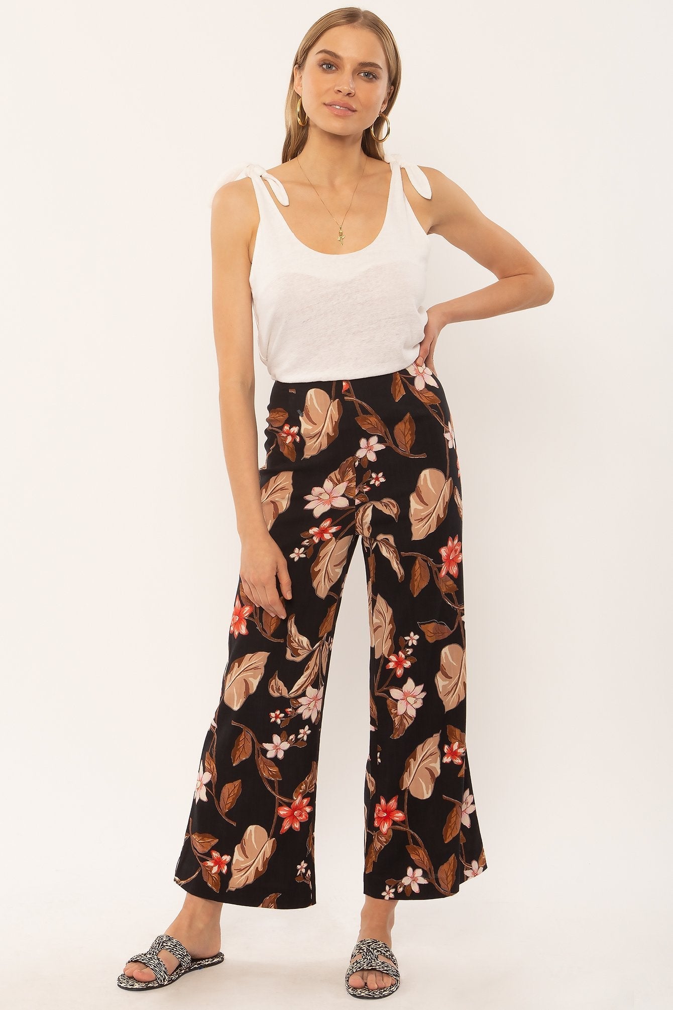 Amuse society Coco Woven pant ladies trousers Amuse Black S