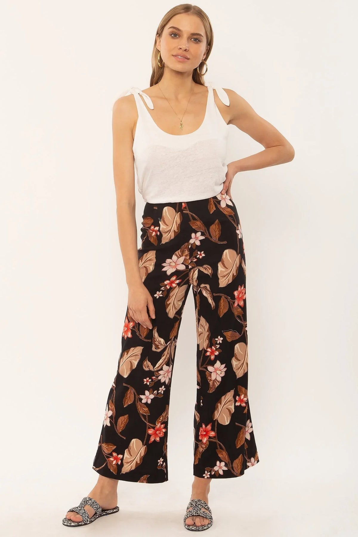 Amuse society Coco Woven pant ladies trousers Amuse Black S