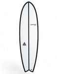 Cortez Prism Cubin Surfboard 6ft 9 - White - Bob Gnarly Surf