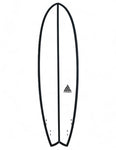 Cortez Prism Cubin Surfboard 6ft 9 - White - Bob Gnarly Surf