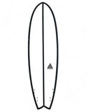 Cortez Prism Cubin Surfboard 6ft 9 - White - Bob Gnarly Surf