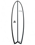 Cortez Prism Cubin Surfboard 6ft 9 - White - Bob Gnarly Surf