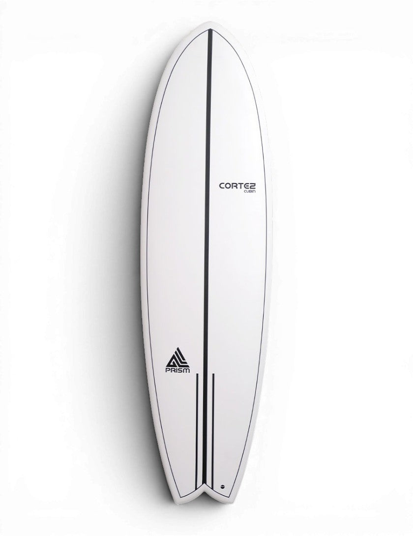 Cortez Prism Cubin Surfboard White 6'9" Fish Cortez