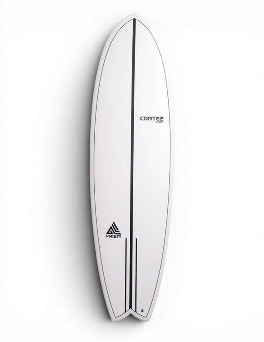 Cortez Prism Cubin Surfboard White 6'9" Fish Cortez