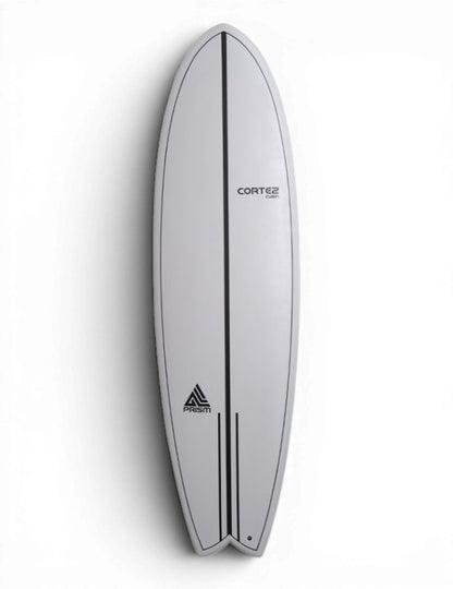 Cortez Prism Cubin Surfboard Grey 7'0" Fish Cortez