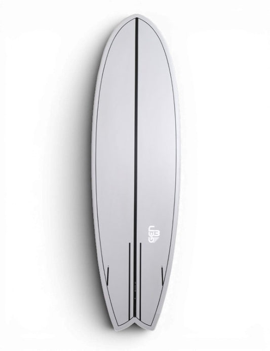 Cortez Prism Cubin Surfboard Grey 7'0" Fish Cortez