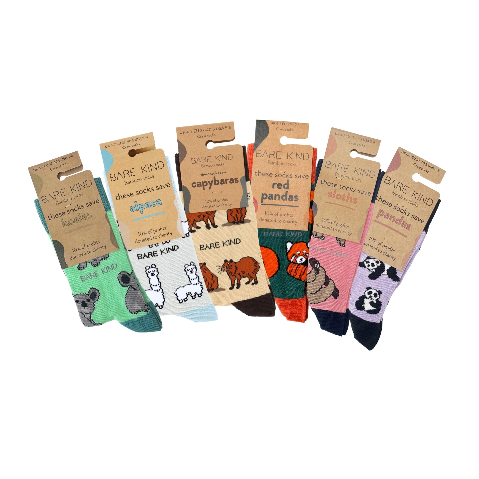 Cute & Cuddly Bamboo Sock Set Socks Bare Kind