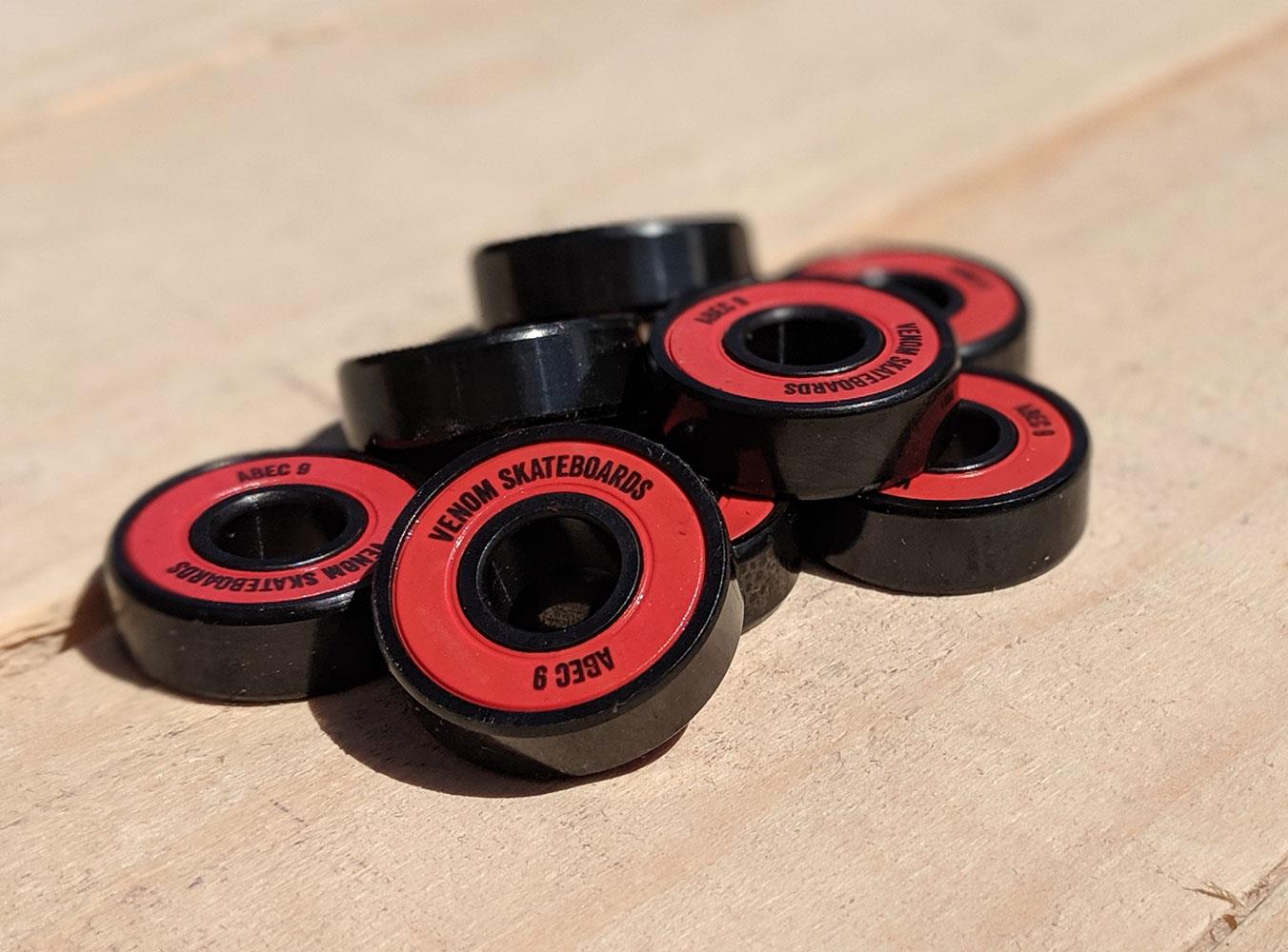 Venom Abec 9 Skateboard Bearings Bearings Venom Skateboards