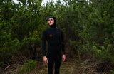 Dakine Mens Cyclone Zip Free Hooded Wetsuit 5/4mm (Black)