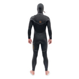 Dakine Mens Cyclone Chest Zip Hooded Wetsuit 4/3mm (Black) - Bob Gnarly Surf