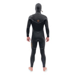 Dakine Mens Cyclone Chest Zip Hooded Wetsuit 6/4mm (Black) - Bob Gnarly Surf