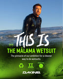 Dakine Mens Malama Zip Free Hooded 4/3mm Full Wetsuit (Black) - Bob Gnarly Surf