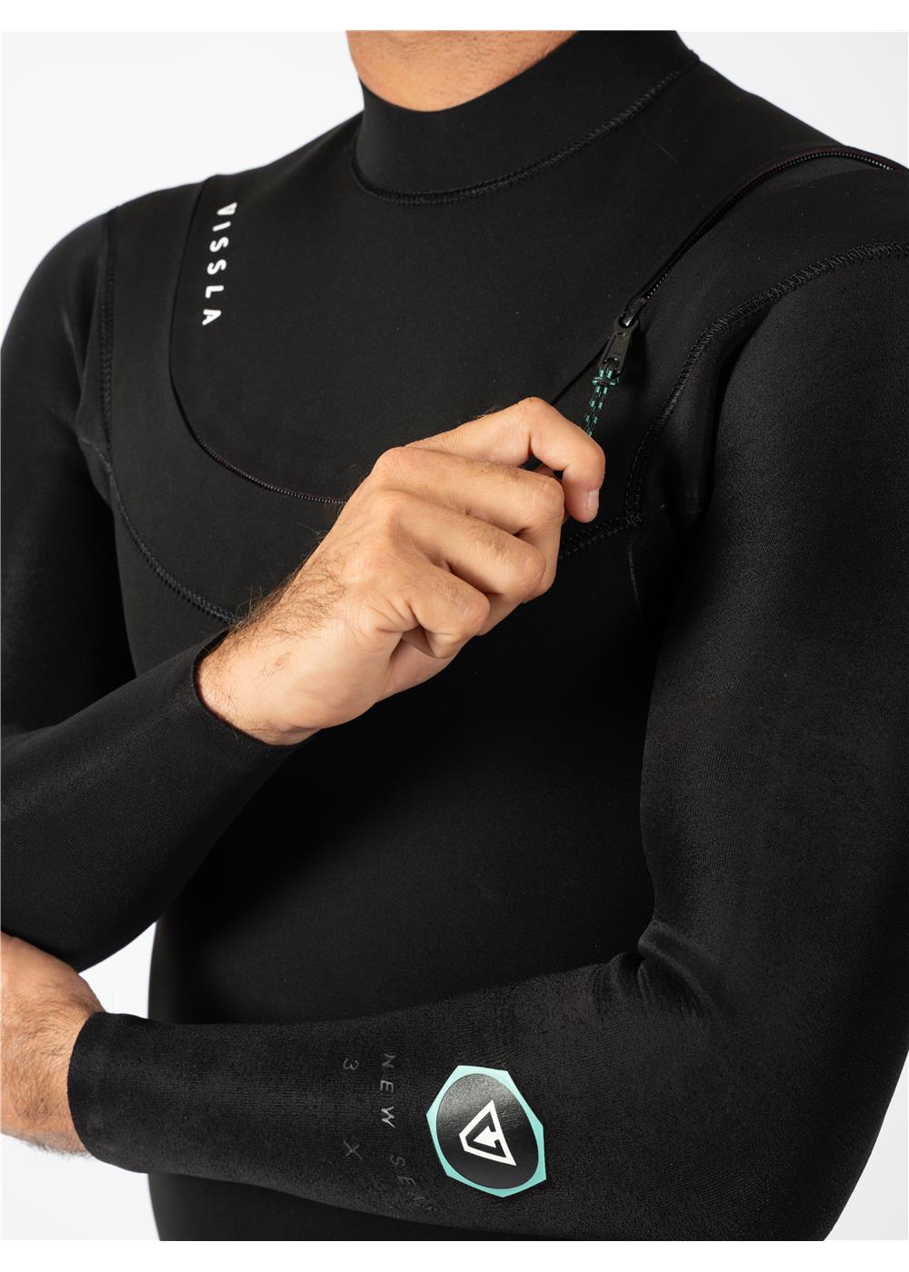 Vissla New Seas 4-3 U-Zip Wetsuit New Seas wetsuits Vissla