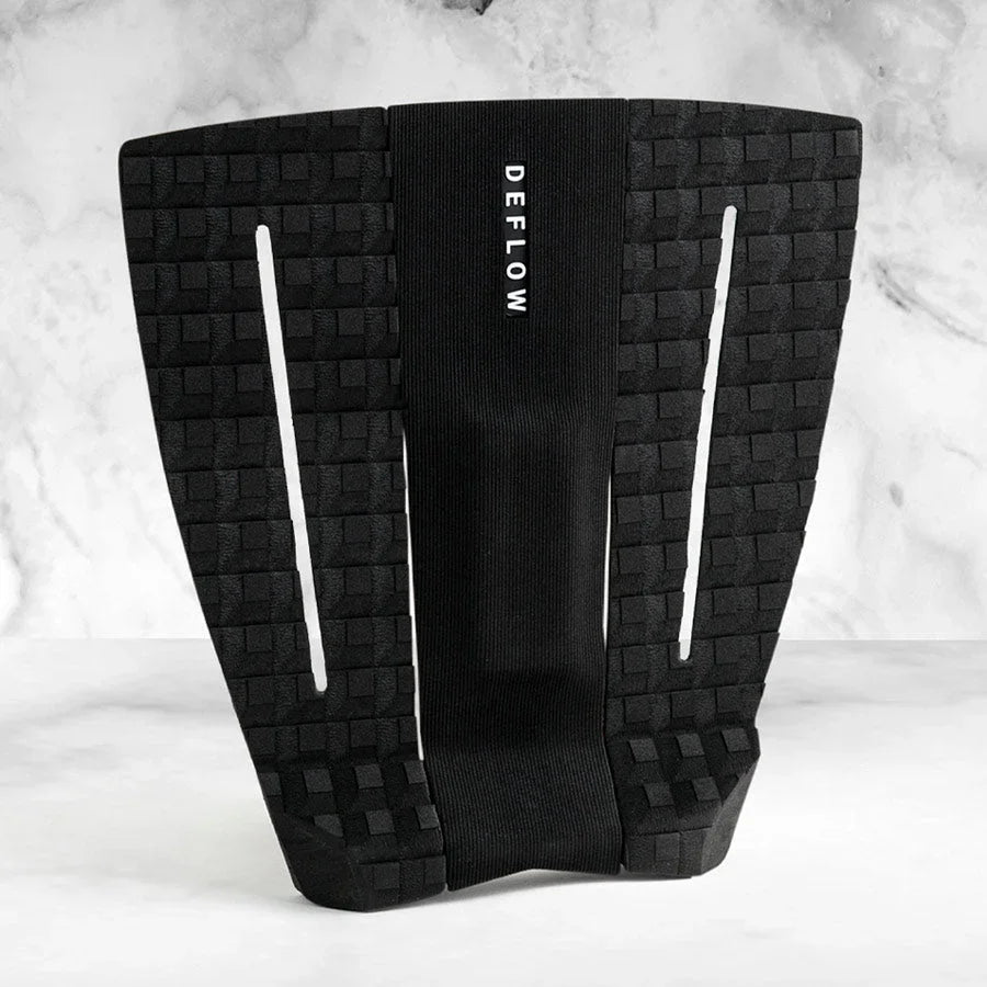 Deflow 3 Piece Pop Traction deck grip Deflow Surf Black 3 piece