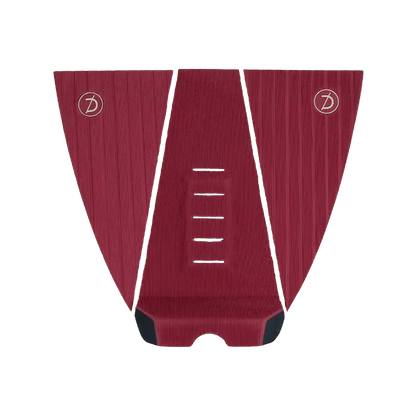Deflow 3 Piece Surf Traction deck grip Deflow Surf Burgundy 3 piece