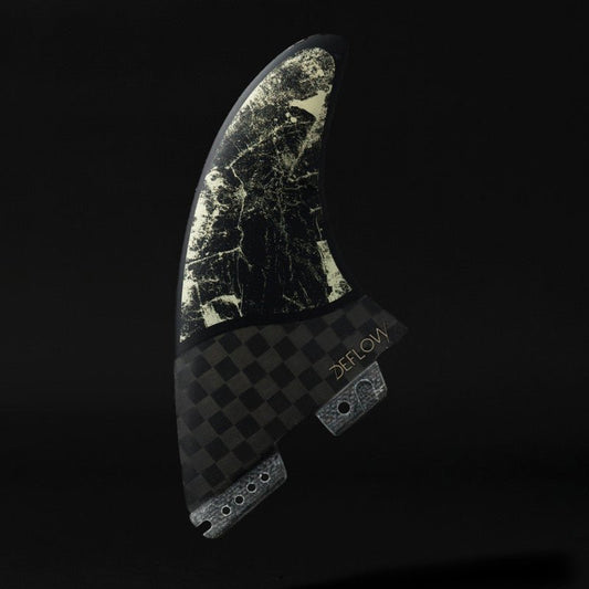 Deflow Arcco thruster fins shortboard fins Deflow Surf Black twin tab L