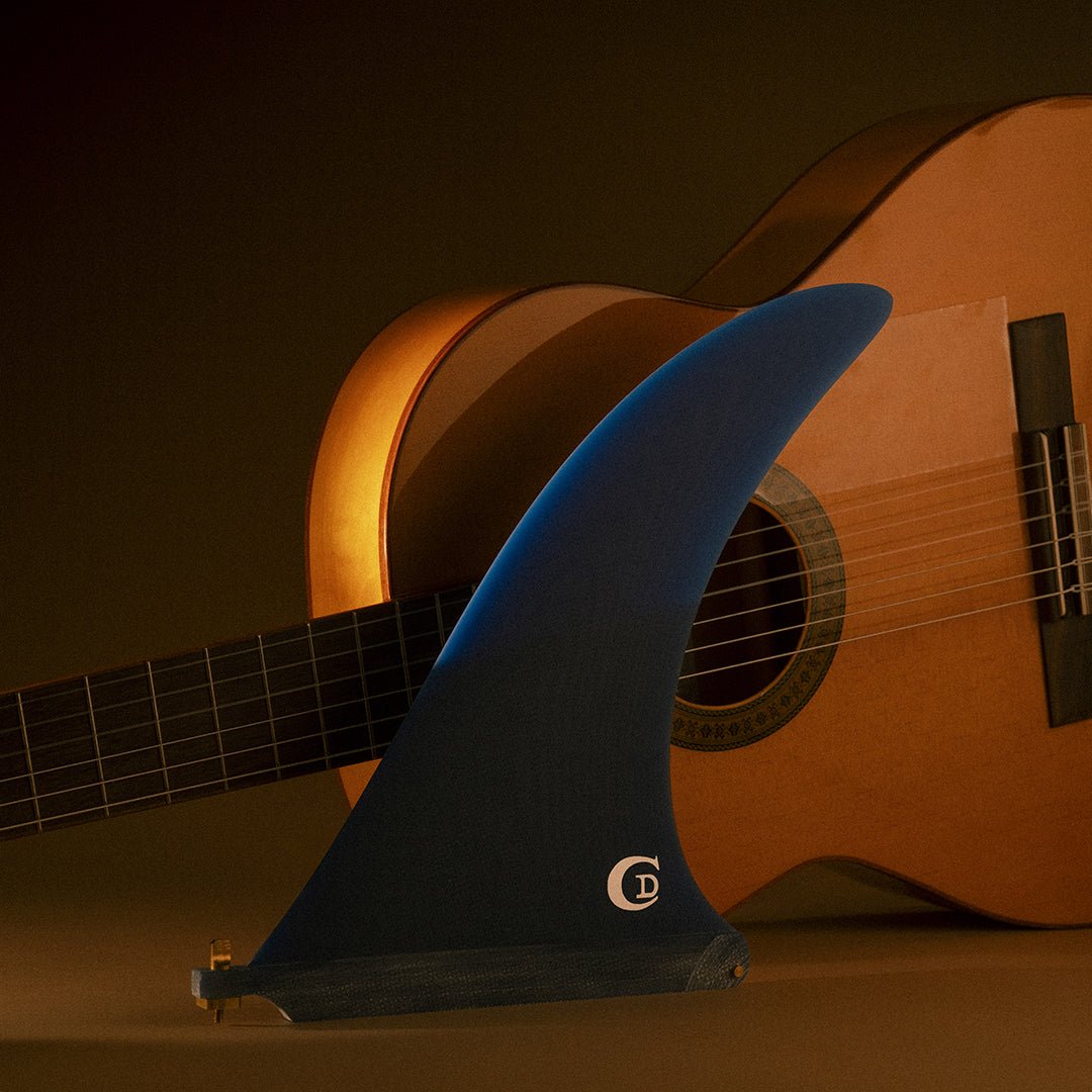 Deflow Buleria (fugue) single fin 10.5" longboard fin Deflow Surf