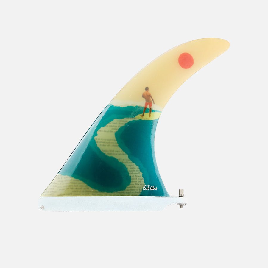 Deflow Ciel Glue Cream 9,75" longboard fin Deflow Surf