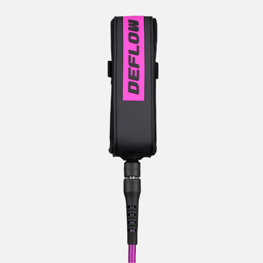 Deflow Core Leash leash Deflow Surf fuchsia 6ft 6mm