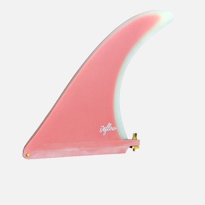 Deflow Cream 9" Pink longboard fin Deflow Surf