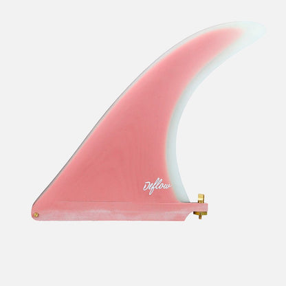 Deflow Cream 9" Pink longboard fin Deflow Surf