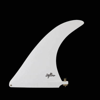 Deflow Cream Longboard Surfboard Fin longboard fin Deflow Surf white 7.5" single