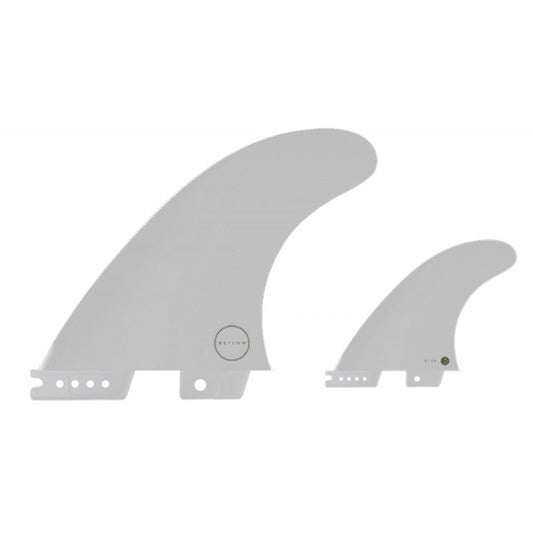 DEFLOW E2K EVO -thruster fins shortboard fins Deflow Surf White M twin tab