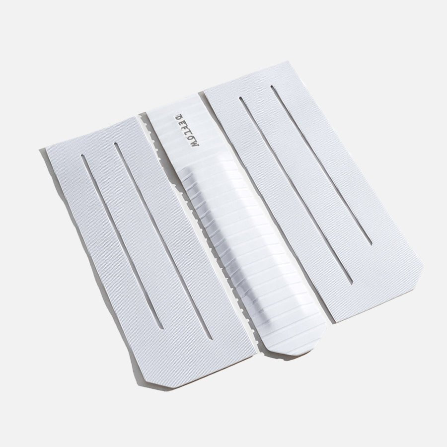 Deflow Erwin Bliss Front Traction Pad deck grip Deflow Surf White 3 piece