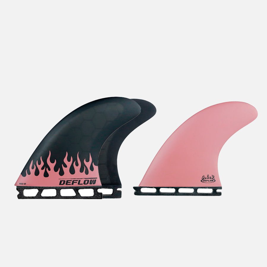 Deflow Grom Series Fired Up Thruster Surfboard Fin Set shortboard fins Deflow Surf