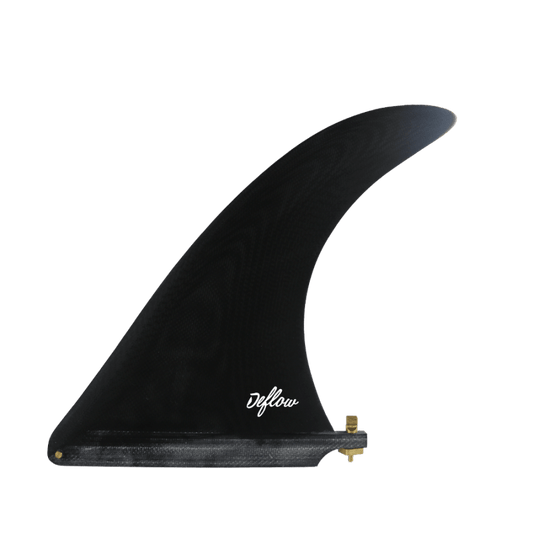 Deflow Mini Cream longboard fin longboard fin Deflow Surf Black 7"