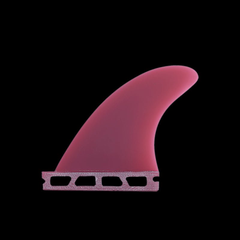 Deflow Side bites longboard fin Deflow Surf Burgundy single tab S