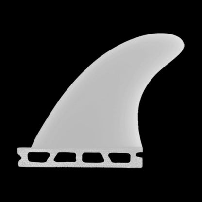 Deflow Side bites longboard fin Deflow Surf White twin tab S