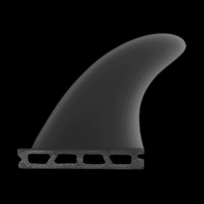 Deflow Side bites longboard fin Deflow Surf Black single tab S