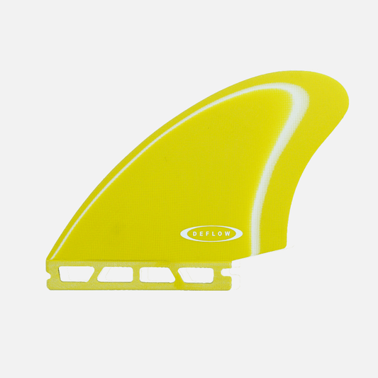 Deflow Thomas Bexon Twin shortboard fins Deflow Surf Yellow single tab