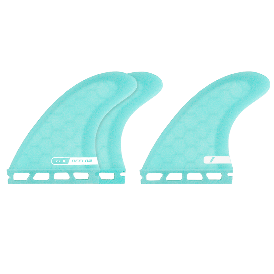 Deflow V.2 Thruster fins shortboard fins Deflow Surf