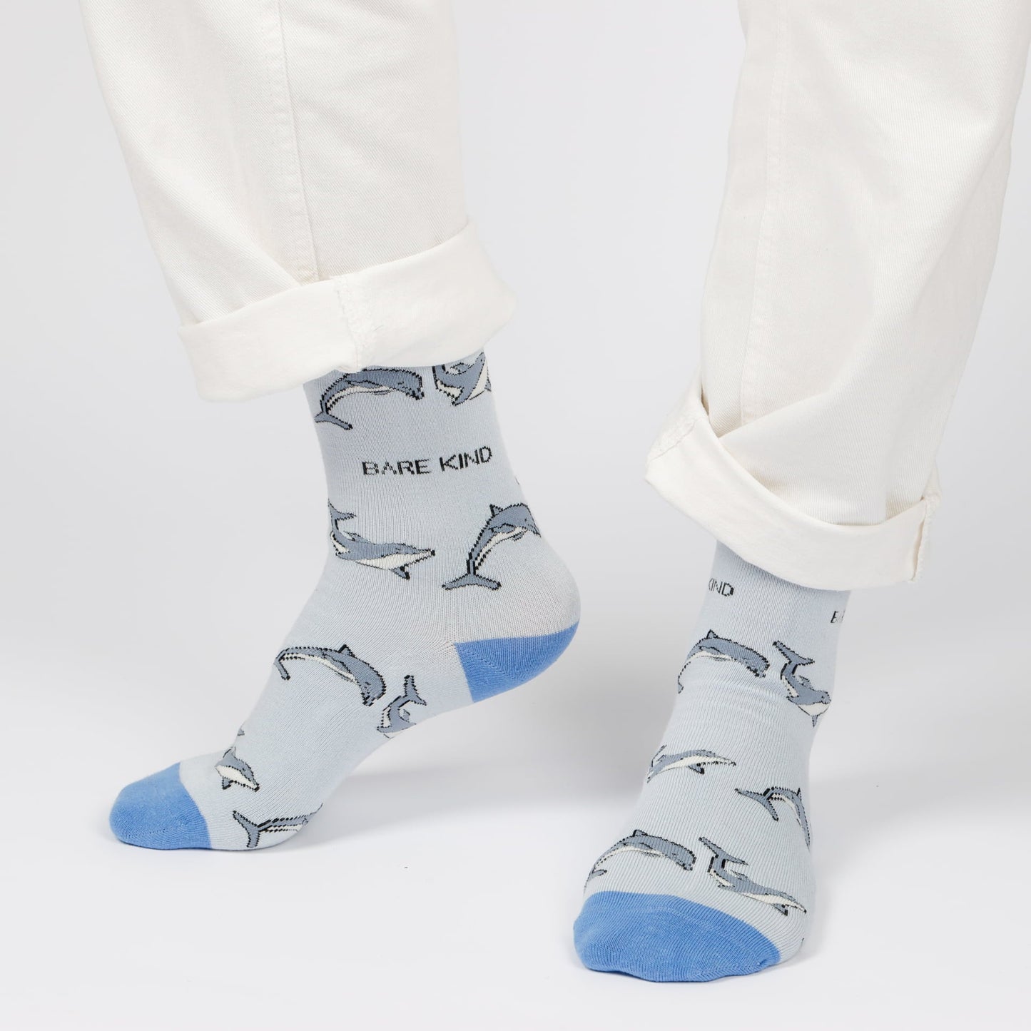 Save the Dolphin Bamboo Socks Socks Bare Kind