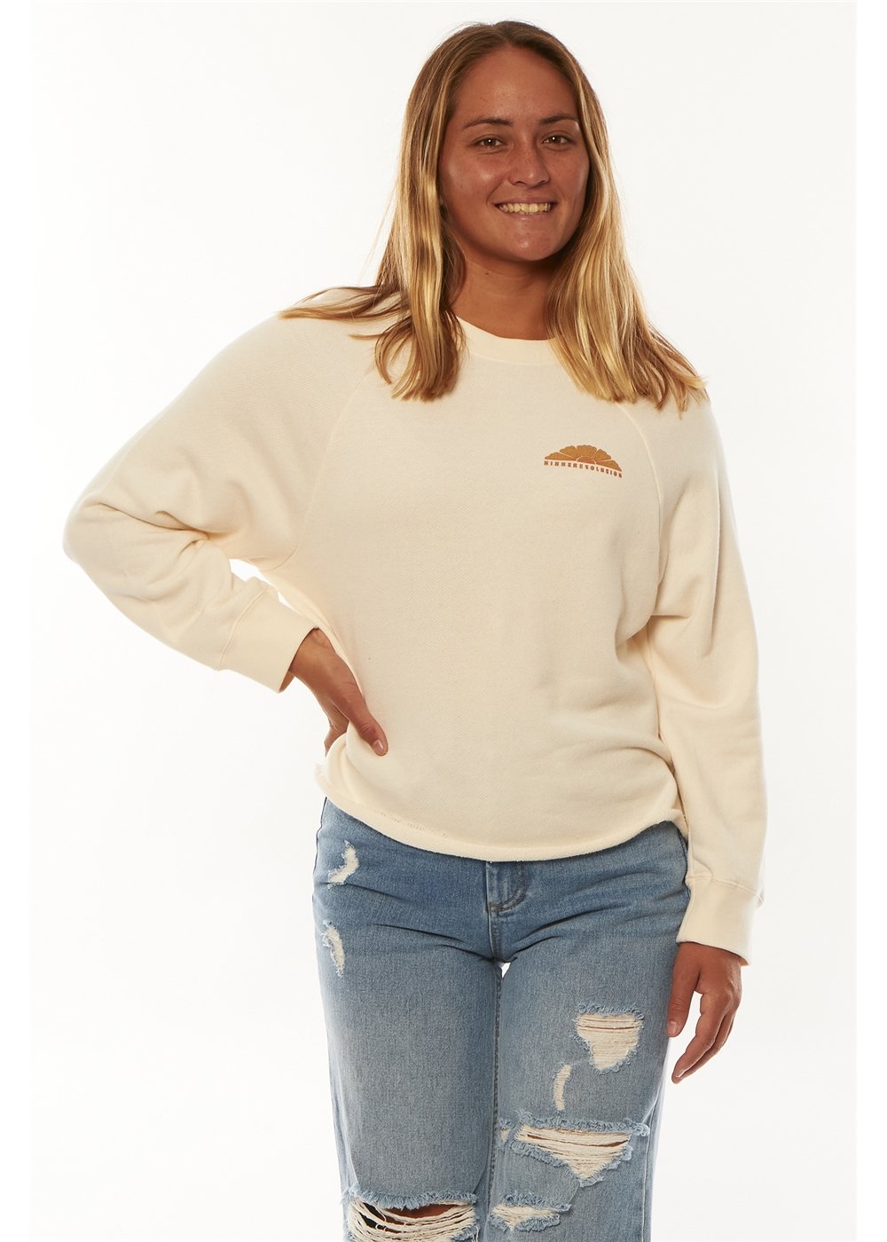Sisstr Daybreak LS Fleece Crew ladies crew Sisstrevolution