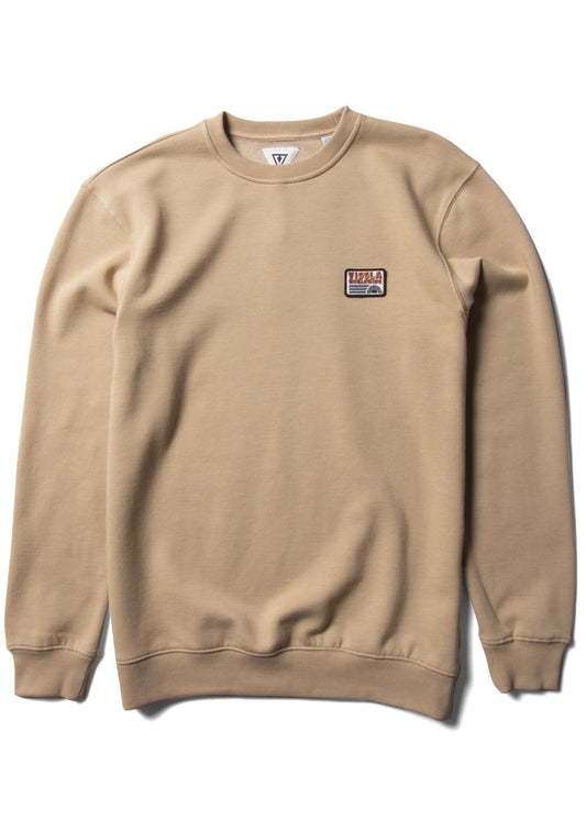Vissla Solid Sets Eco Crew sweatshirt Vissla Dark Sand XL