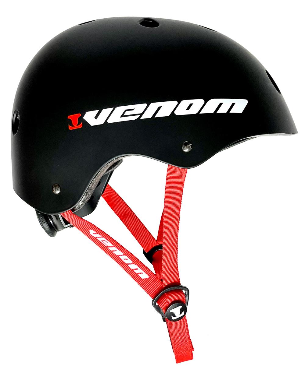 Venom Pro Skate Helmet - Black Helmet Venom Skateboards