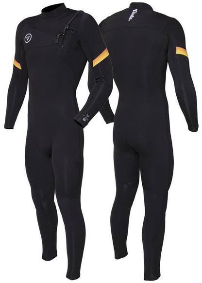 Vissla 7 Seas 4-3 Raditude Full Chest Zip 7 seas wetsuit Vissla Black S