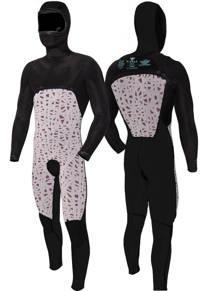 Vissla 7 Seas 5-4-3 full hooded chest zip 7 seas wetsuit Vissla