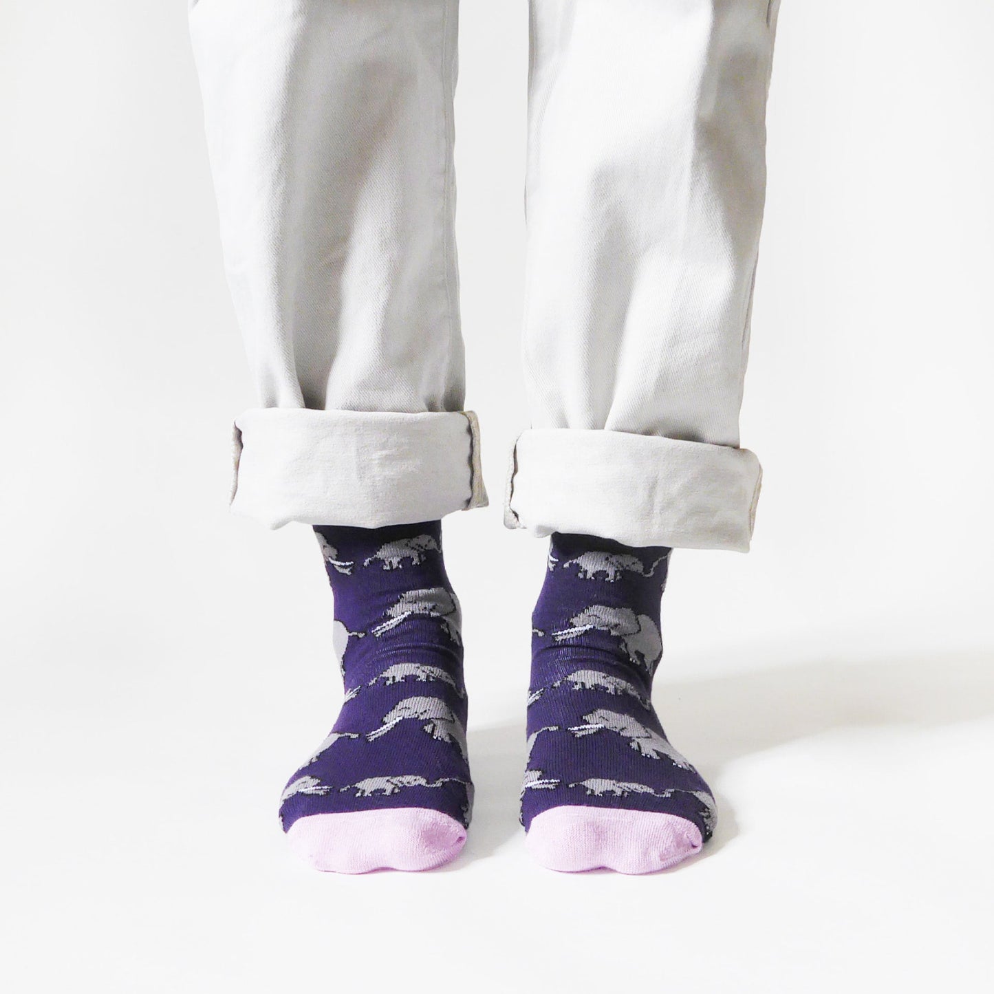 Save the Elephants Bamboo Socks Socks Bare Kind