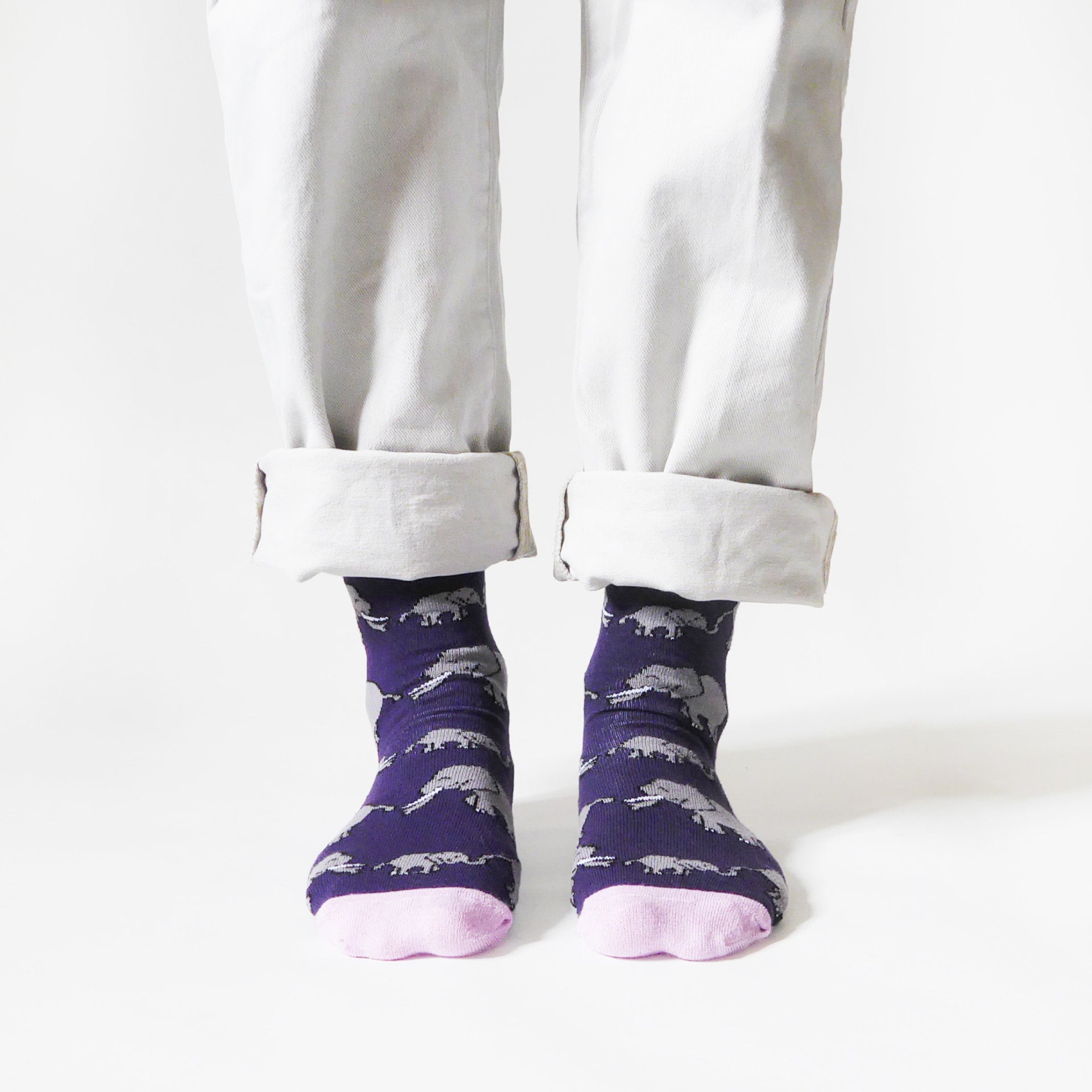 Save the Elephants Bamboo Socks Socks Bare Kind