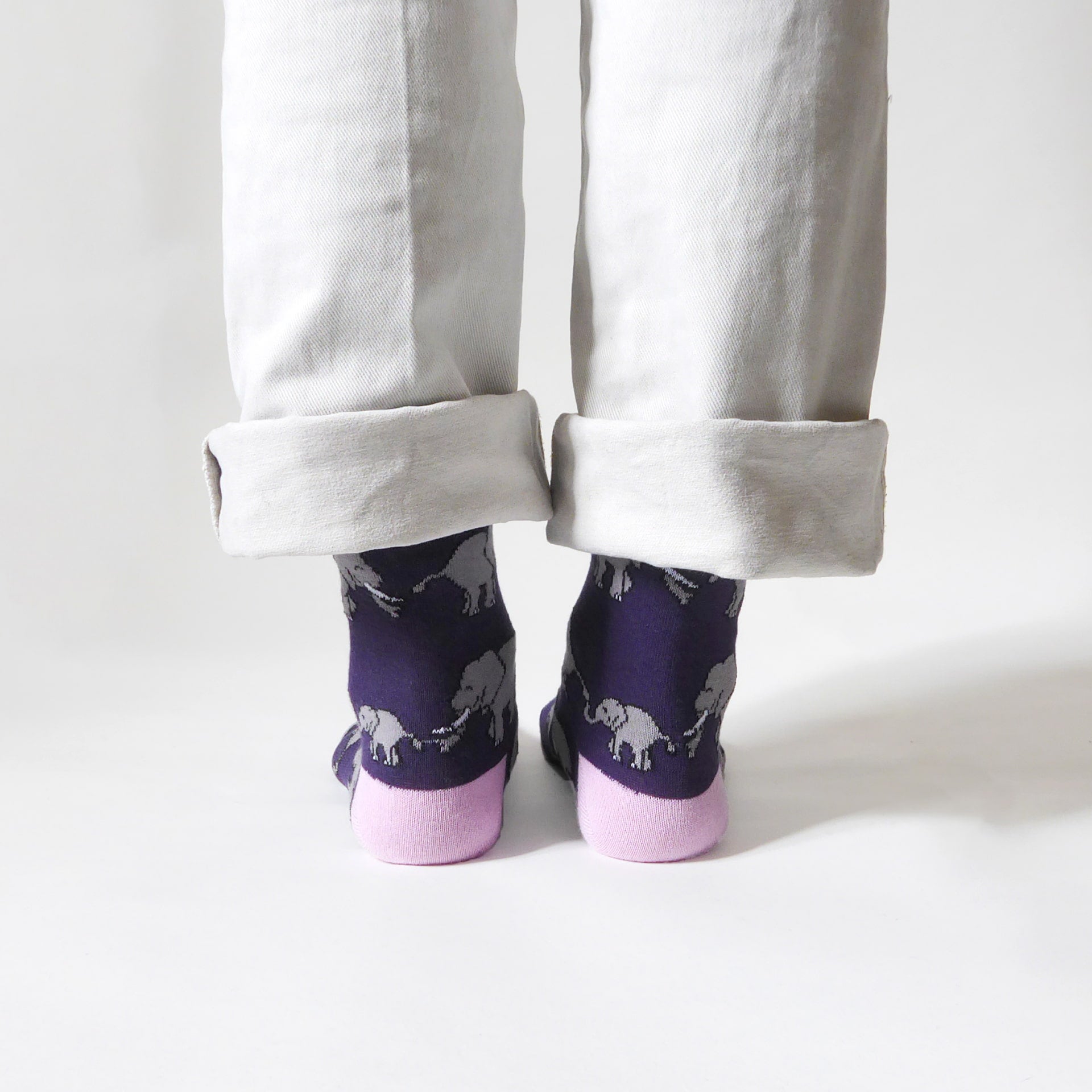 Save the Elephants Bamboo Socks Socks Bare Kind