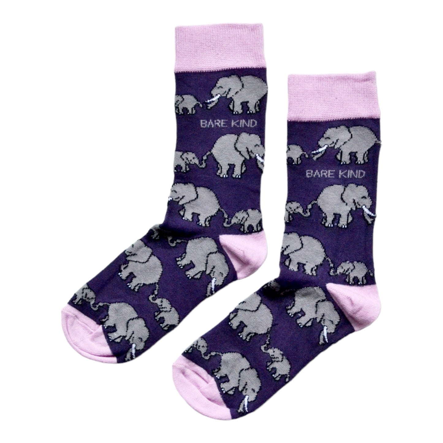 Save the Elephants Bamboo Socks Socks Bare Kind