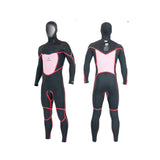 Alder Evo Fire Hooded Men's 6/4 mm Chest Zip Black Wetsuit