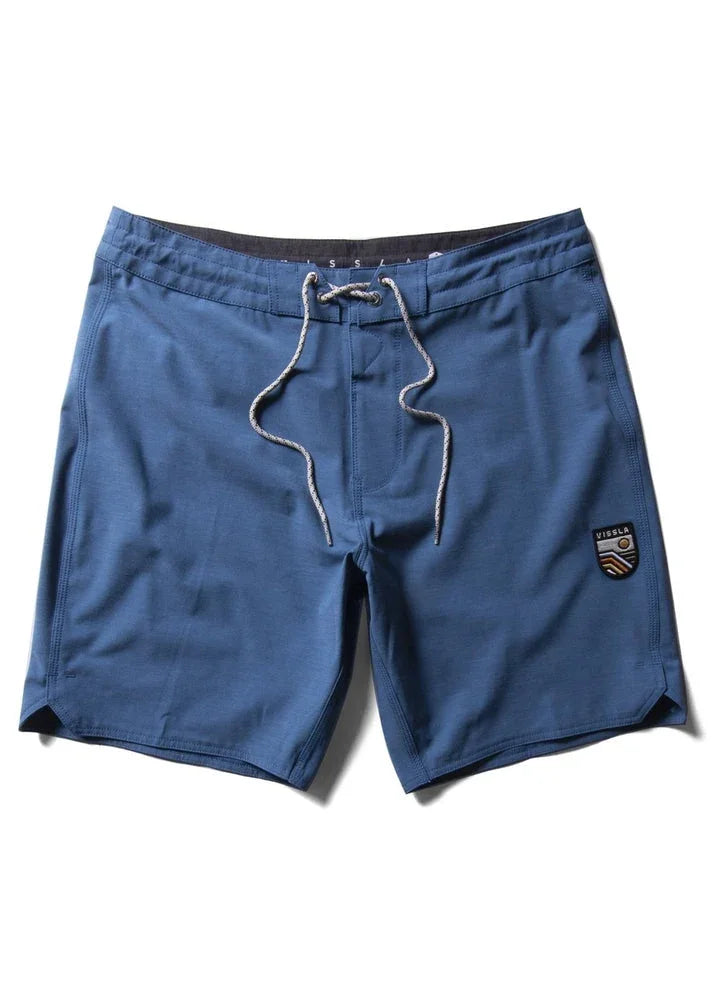 Vissla Solid Sets 18.5" Boardshort boardshort Vissla Ocean Blue 31